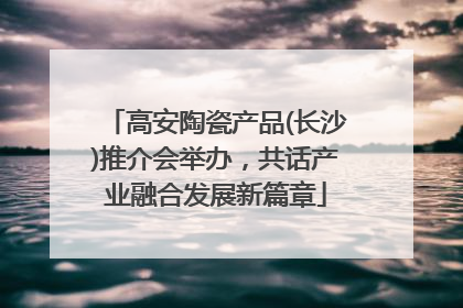 高安陶瓷产品(长沙)推介会举办，共话产业融合发展新篇章