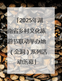 2025年湖南省乡村文化旅游节联动举办地（金洞）系列活动落幕