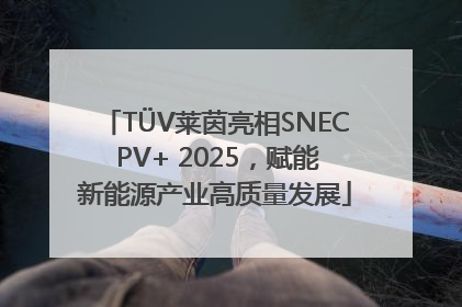 TÜV莱茵亮相SNEC PV+ 2025，赋能新能源产业高质量发展